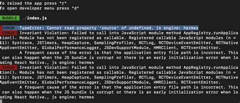 cannot read property nativemodule js engine.